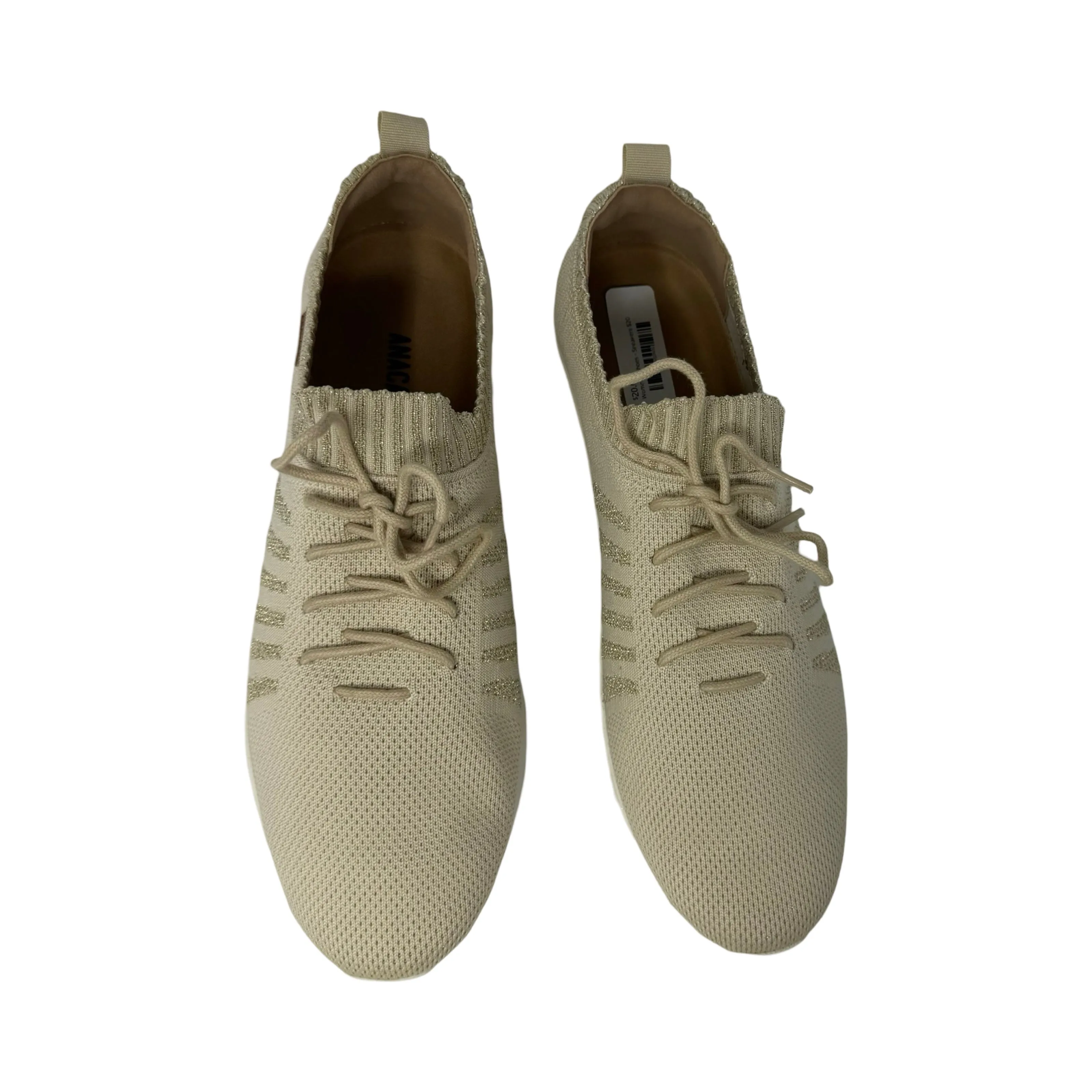 ANACAPRI Emilia Knit Glitter Sneakers