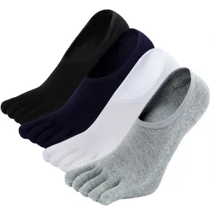 Anti-slip Toe Socks for Men - 4 Pairs