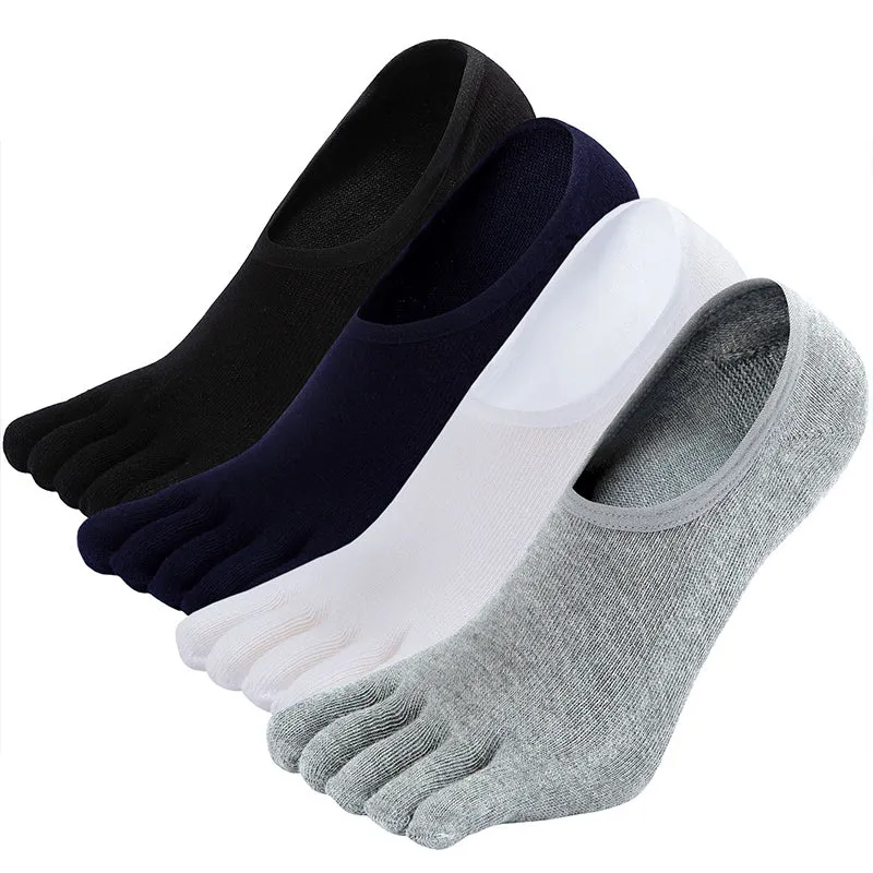 Anti-slip Toe Socks for Men - 4 Pairs