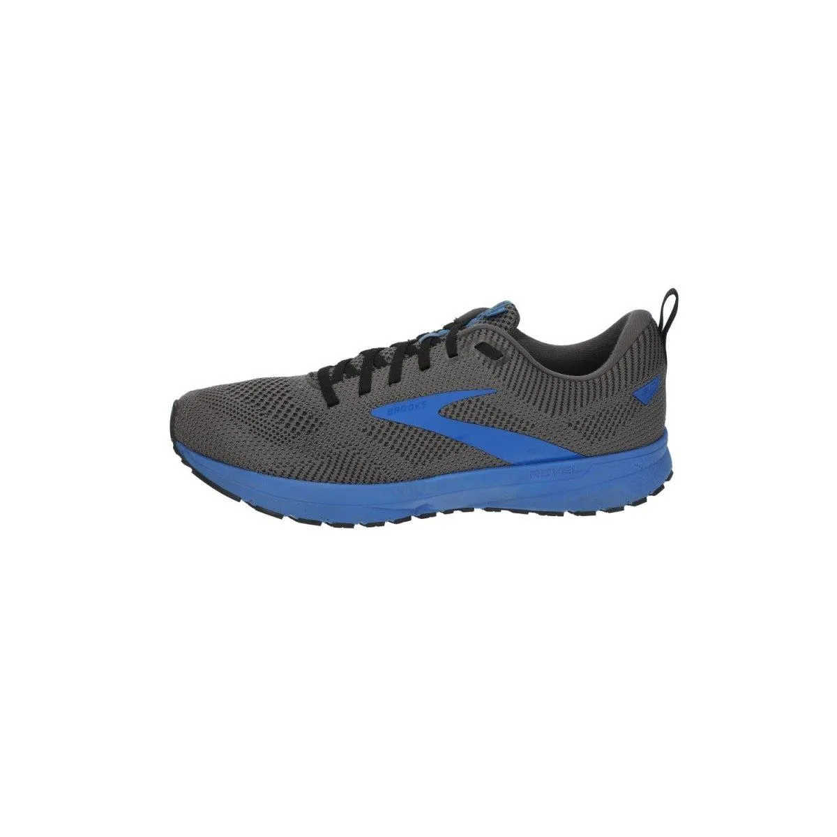 Brooks Revel 5 Running Sport Shoes Fabric Grey Colour For Men