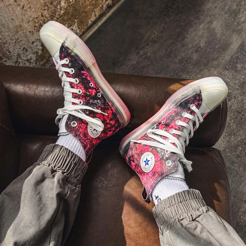Chinese Style Floral Canvas Sports Shoes Sneaker