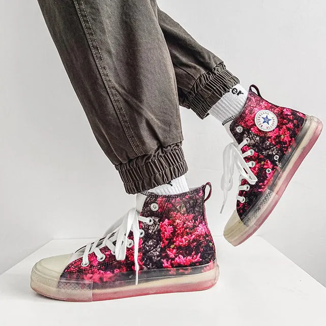 Chinese Style Floral Canvas Sports Shoes Sneaker