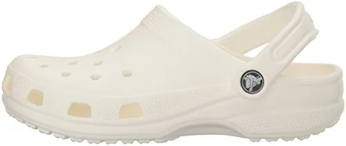 crocs Unisex Classic Clog, White, 6 US Men / 8 US Women