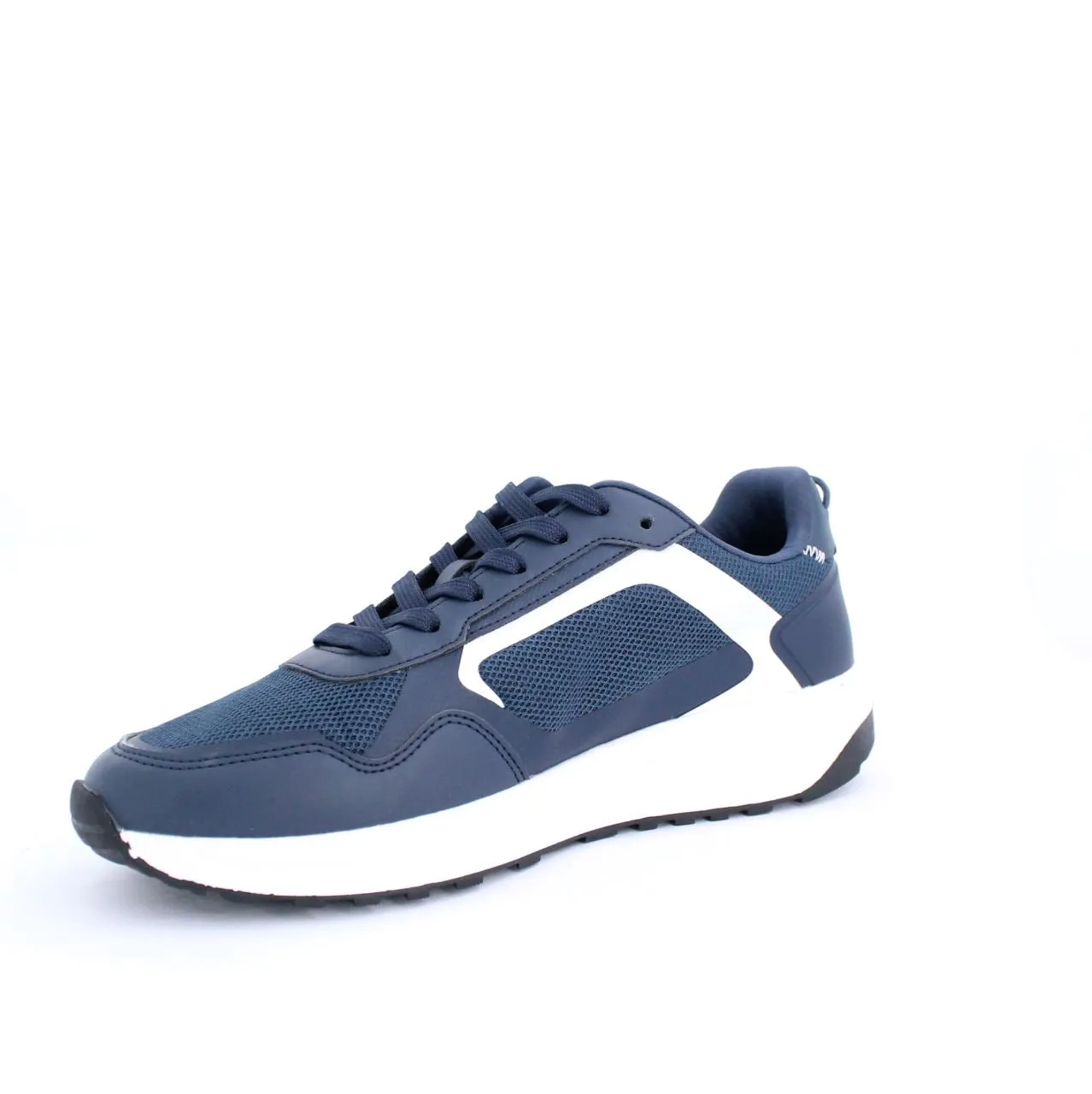 FIGO MENS LACEUP SNEAKERS-NAVY