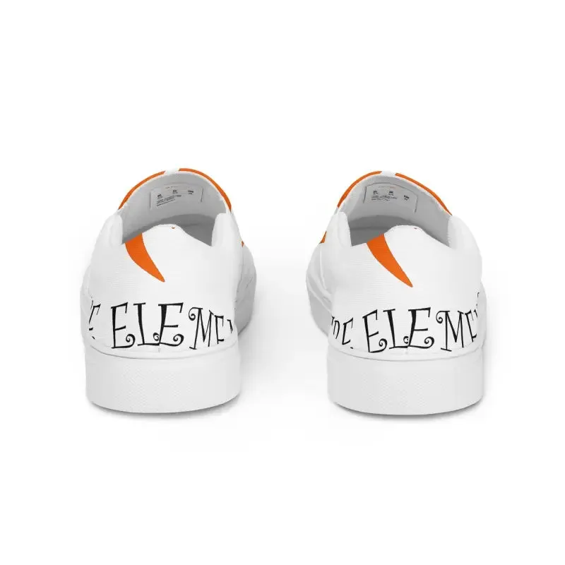 Fire Canvas Shoes Mens Slip Ons