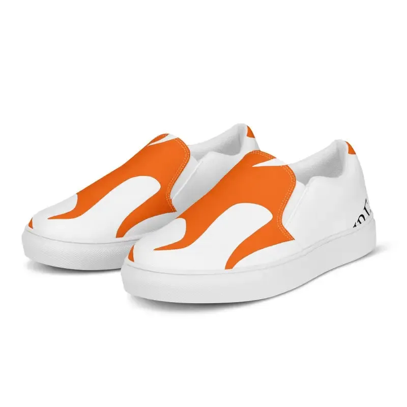 Fire Canvas Shoes Mens Slip Ons