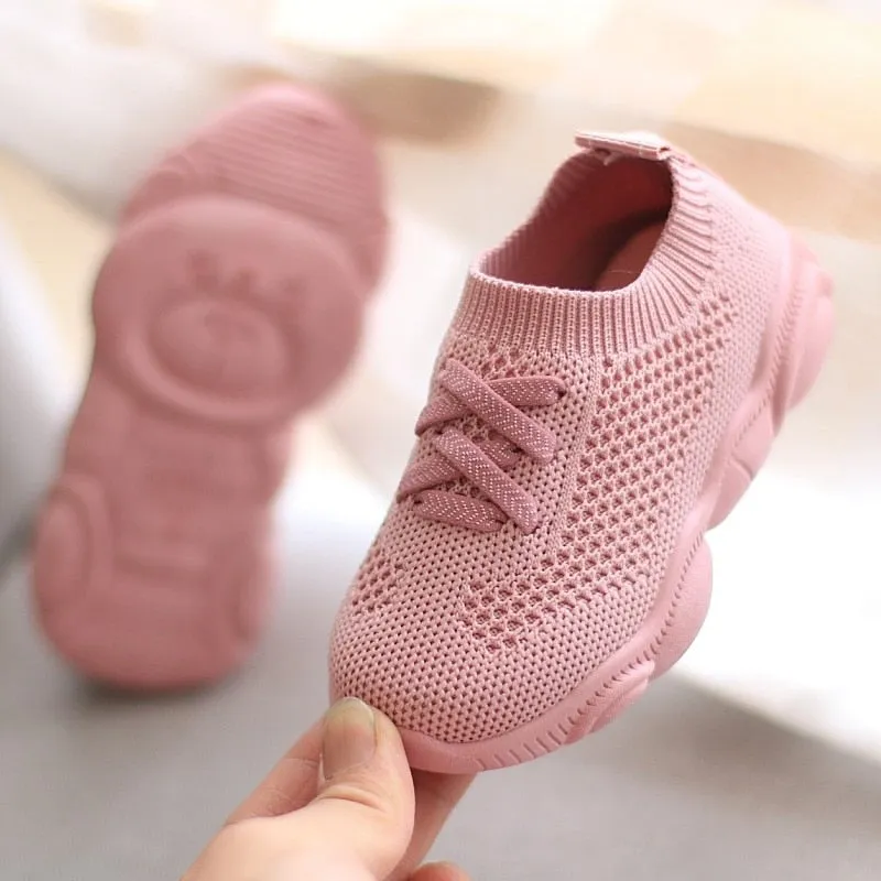 Kids Anti-Slip Soft Sneakers - Casual Flat Shoes for Baby Girls and Boys (1 - 3 years)