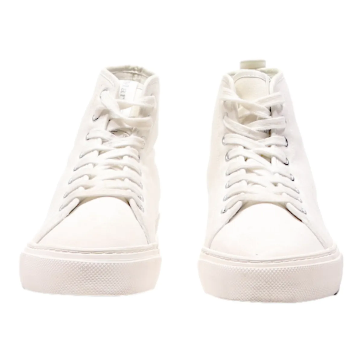 MARC O'POLO High Top Trainers White Canvas Womens UK 6