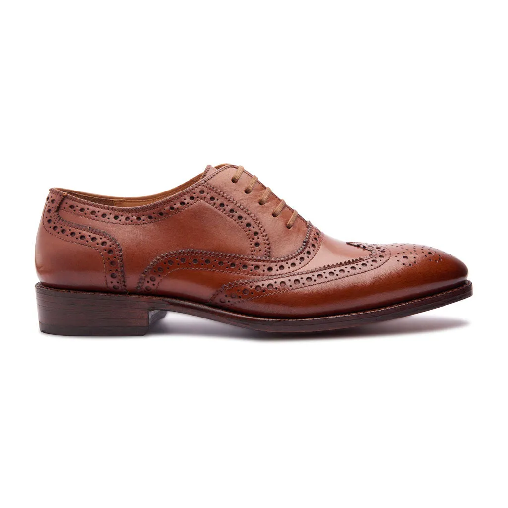 Marcell, Full Brogue Oxford - Chestnut | Hand Welted | Classics Collection