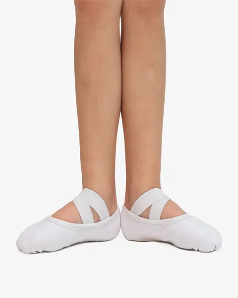 So Danca SD16 Child Bliss White Canvas Split Sole Ballet Shoe