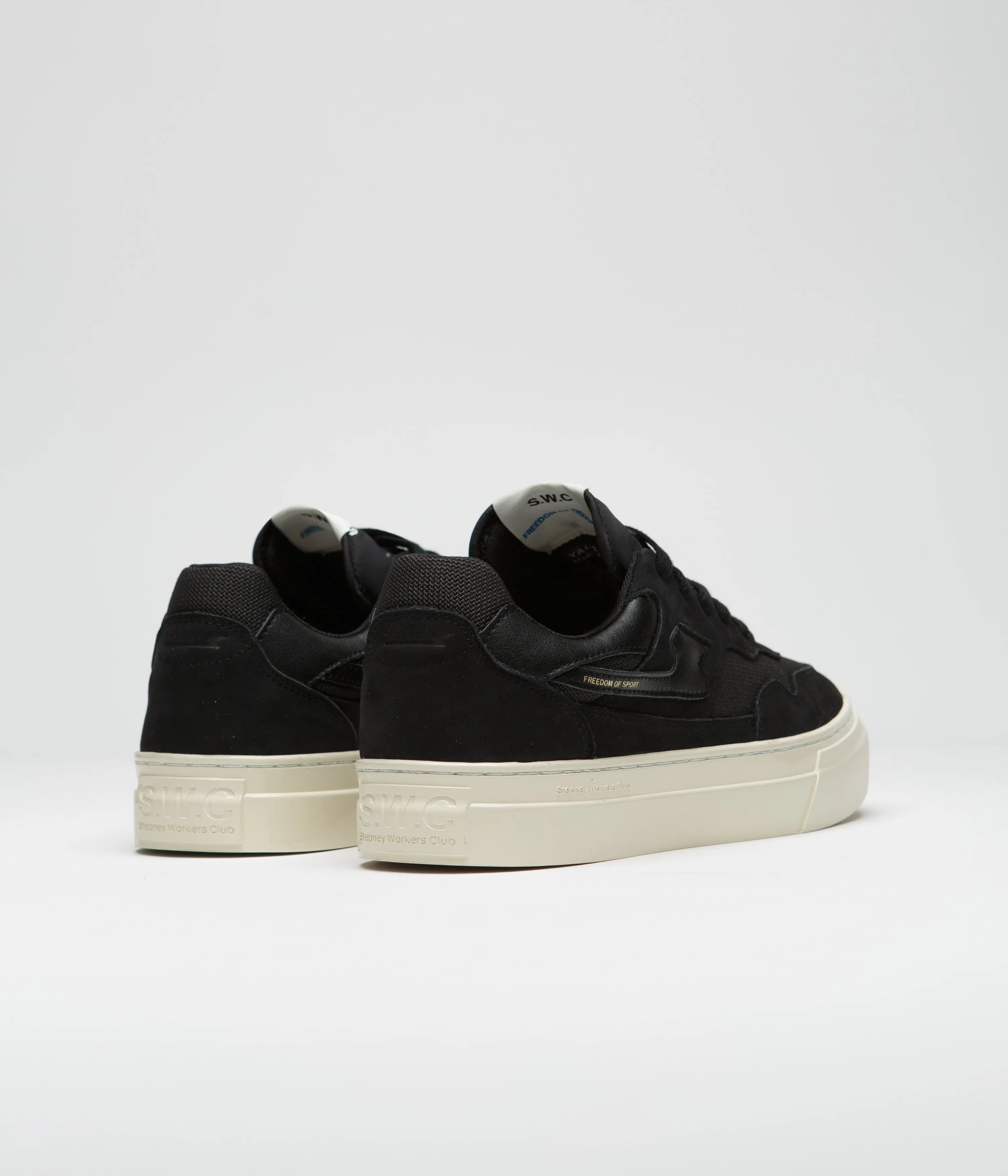 Stepney Workers Club Pearl S-Strike Nubuck Shoes - Black / Black