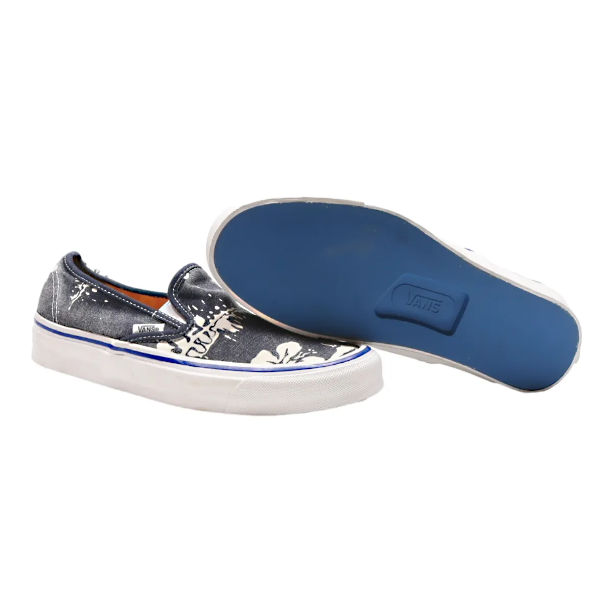 VANS Authentic Pump Shoes Blue Canvas Mens UK 6