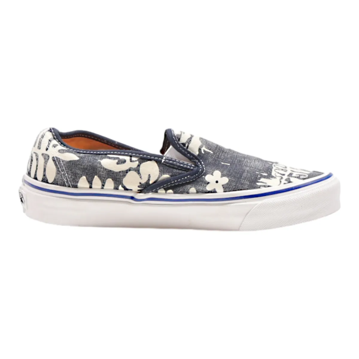 VANS Authentic Pump Shoes Blue Canvas Mens UK 6