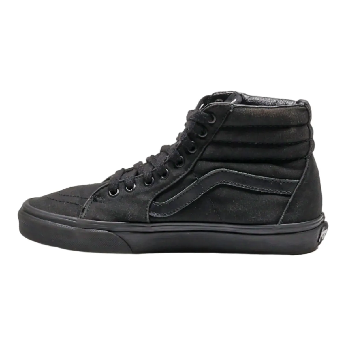 VANS High Top Trainers Black Canvas Mens UK 7
