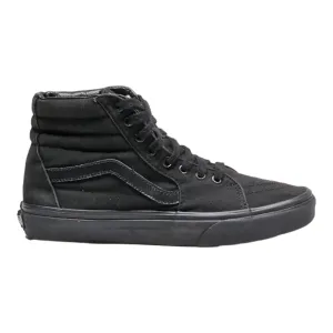 VANS High Top Trainers Black Canvas Mens UK 7