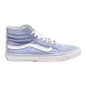 VANS Old Skool High Top Trainers Blue Canvas Womens UK 5