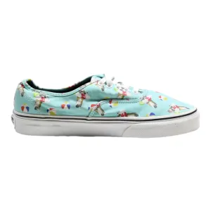 VANS Old Skool Low Top Trainers Blue Canvas Mens UK 6