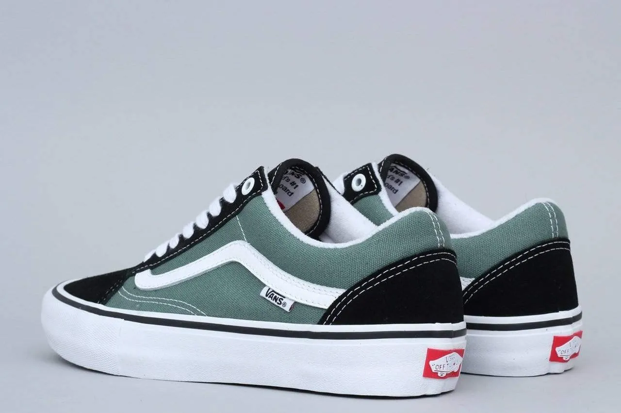 Vans Old Skool Pro Shoes Black / Duck Green